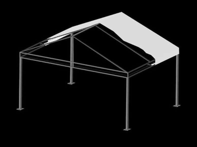 Freestanding A-Frame Canopy with Truss