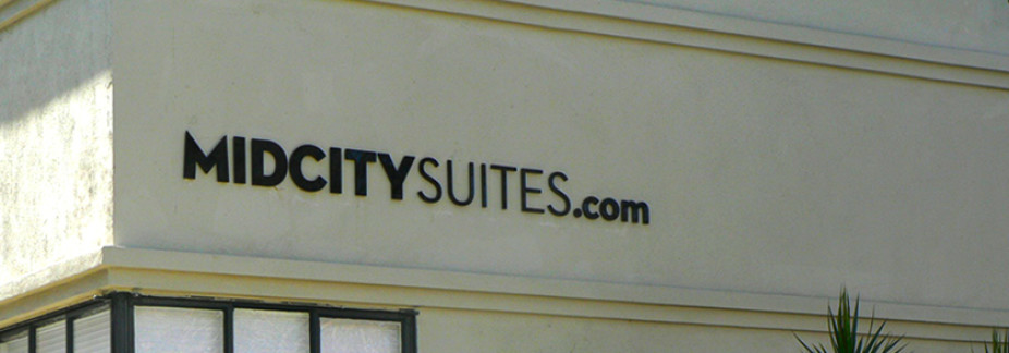 Business Signs Los Angeles-Midcity Suites